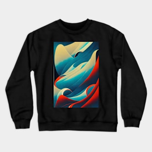 Japanese Abstract Harmony Crewneck Sweatshirt